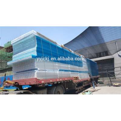 Wholesale 8mm blue Sabic / Bayer /Lexan hollow polycarboante greenhouse sheet / hollow pc sheet