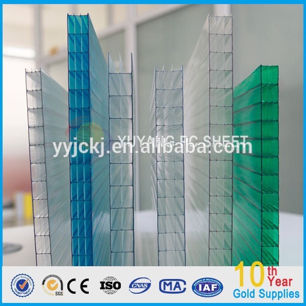 lexan polycarbonate hollow sheet/ hollow polycarboante sheet