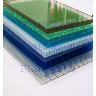 two wall hollow Polycarbonate Sheet for greenhouse/ greenhouse polycarbonate sheet