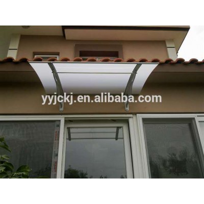 milky white pc olid roofing awning